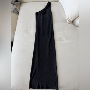 Zara Chic Black One-Shoulder Pencil Dress